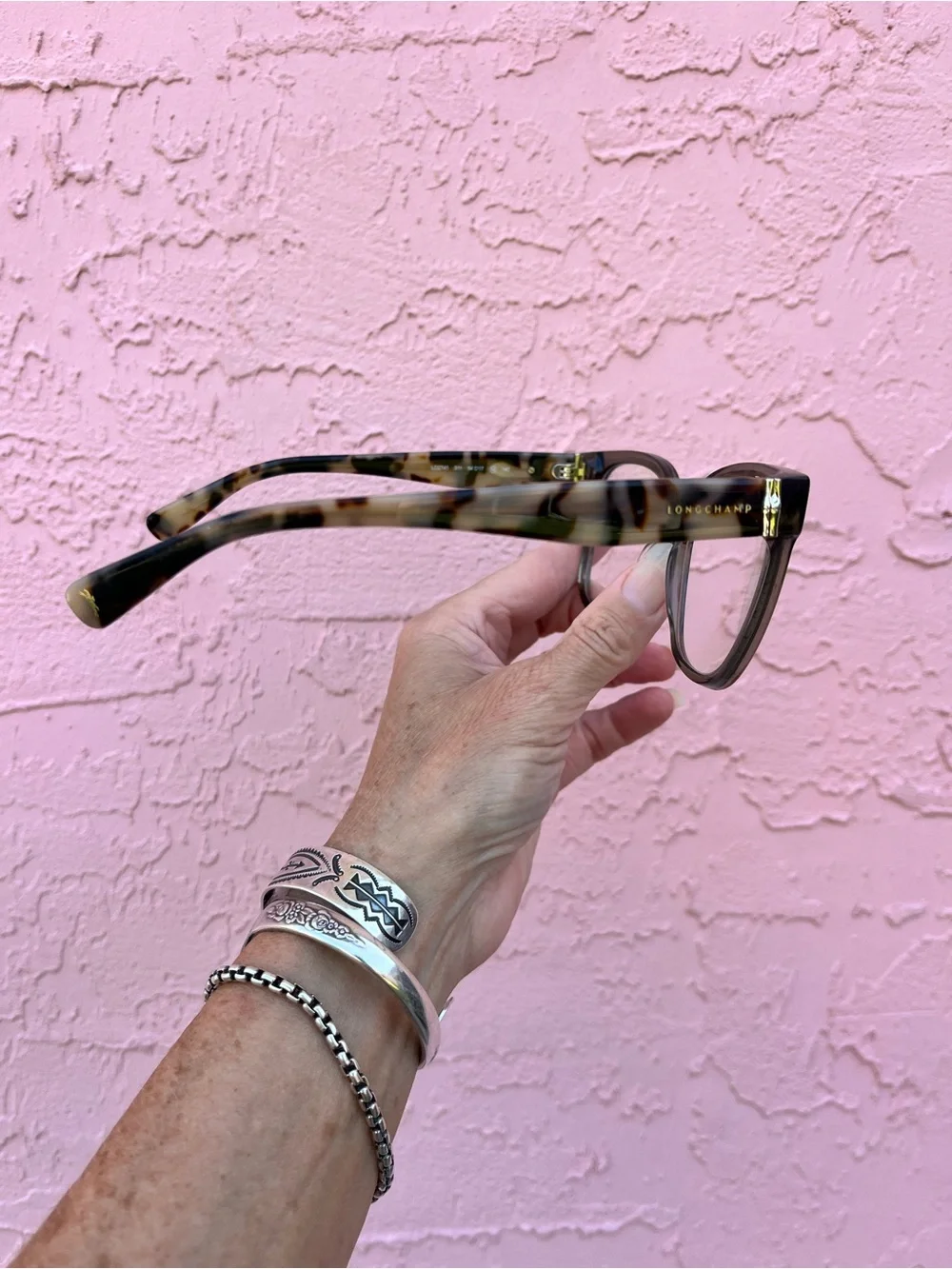 Longchamp LO2745 Eyeglass Frames Olive/Havana
